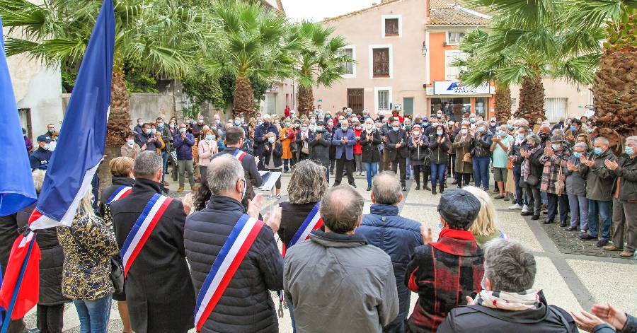 Vias - Hommage solennel à Samuel Paty