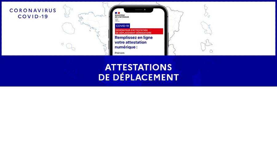Hérault - Confinement - Télécharger toutes les Attestations de déplacement