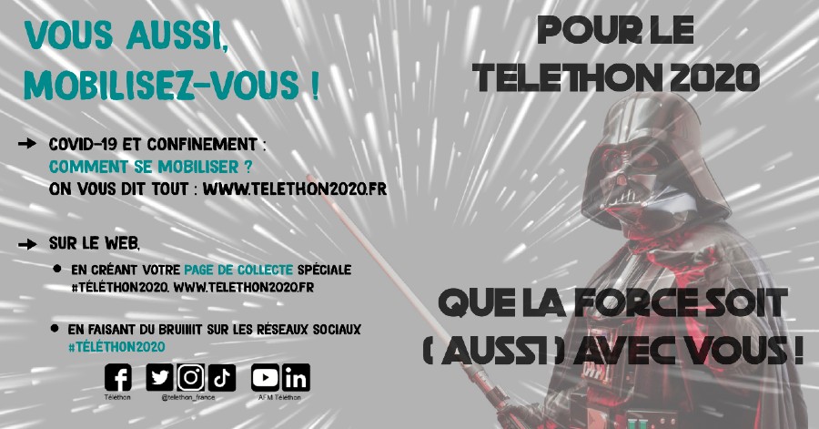 France - Le Téléthon des 4 et 5 décembre 2020 aura bien lieu !