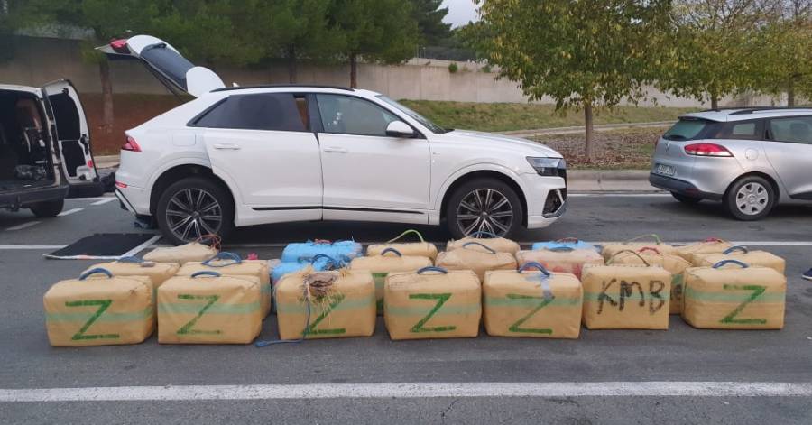 Occitanie - Go Fast : Plus de 800 kg de résine de cannabis découverts !