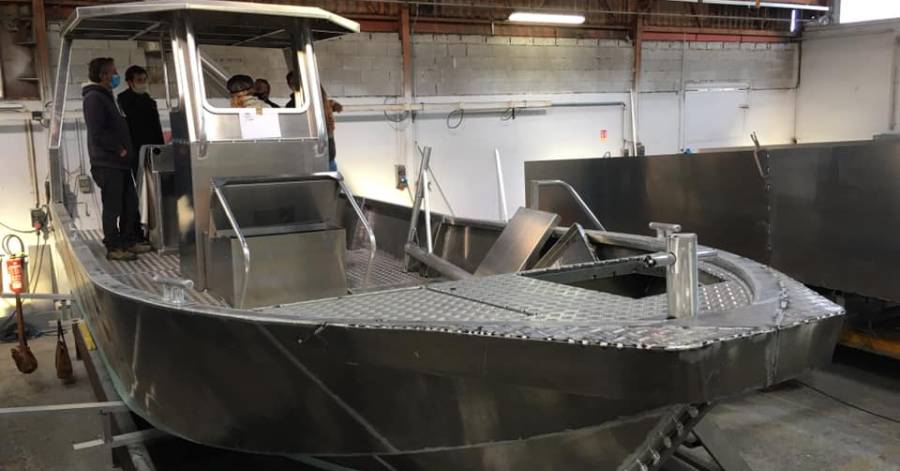 Agde - Le nouveau bateau de l'Aire Marine Protégée livré pour février 2021 !