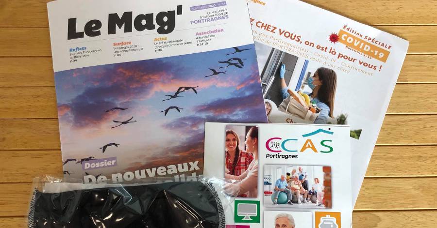 Portiragnes - Le Mag 14 arrive chez vous ! Avec un kit de 2 masques !
