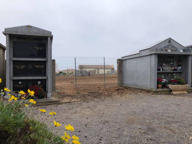 Bessan - Les travaux d'extension du cimetière communal ont débuté à Bessan