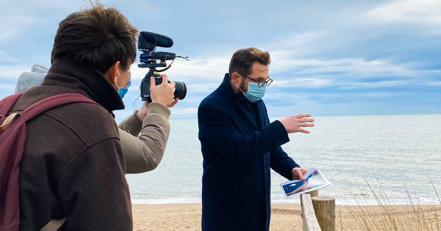 Vias - Le littoral Viassois dans Journal Télévisé de France 3