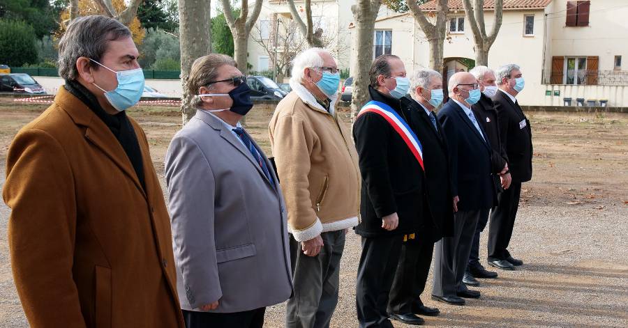 Marseillan - Journée nationale d'Hommage aux morts pour la France pendant la guerre d'Algérie et les combats du Maroc et de la Tunisie.