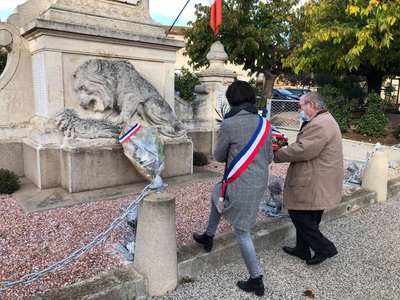 Bessan - Courte mais émouvante cérémonie en hommage aux mortsde la guerre d'Algérie