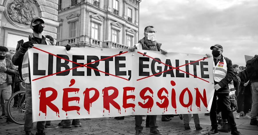 Hérault - 3000 à Montpellier, 300 à Sète, 400 à Béziers : Les manifestants refusent le contrôle de la société par Macron.