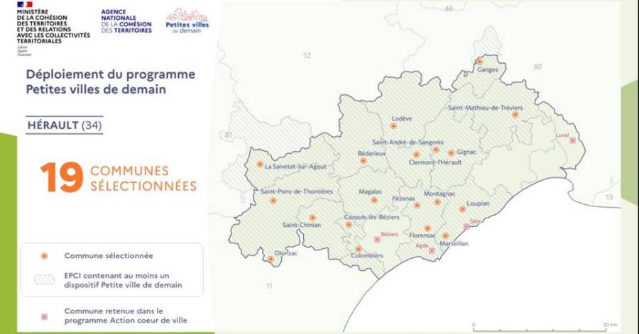 Marseillan - Marseillan retenue pour le programme : Petites villes de demain !