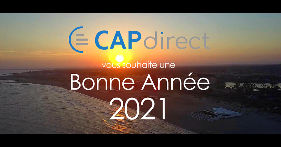 Cap d'Agde - CAP direct vous présente ses meilleurs vœux pour l'année 2021 !