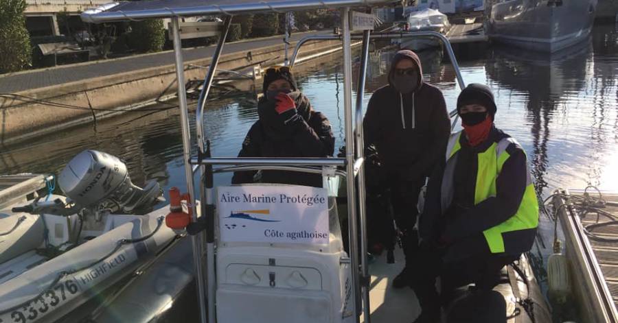 Agde - C'est reparti pour les missions en mer pour l'AMP !