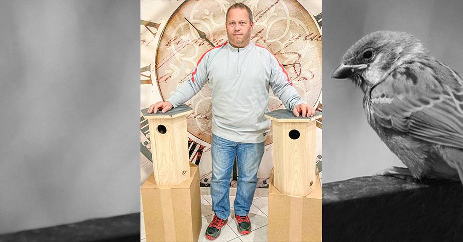 Vias - La Ville de Vias s'est vue remettre deux nichoirs à oiseaux par VNF