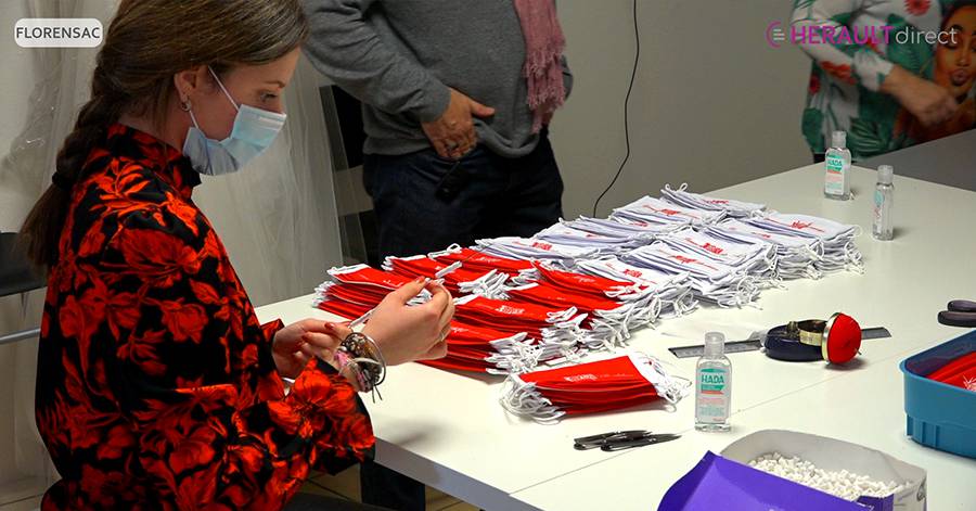 Florensac - Dernière distribution de masques ce 15 janvier 2021.