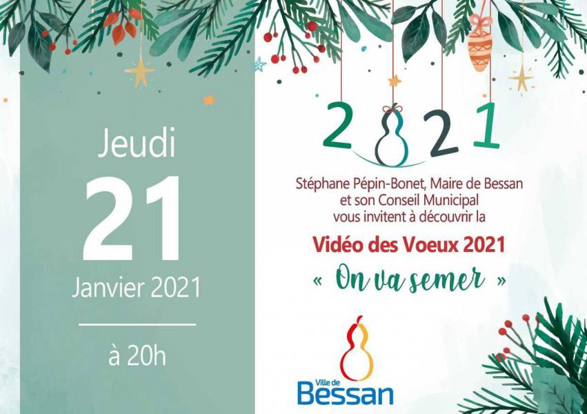 Bessan - La cérémonie du nouvel an annulée, les élus bessanais vont présenter leurs vœux sur le net
