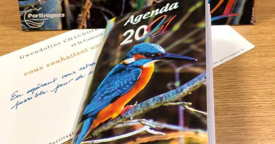 Portiragnes - L'agenda 2021 accompagné de sa carte de vœux arrive chez vous !