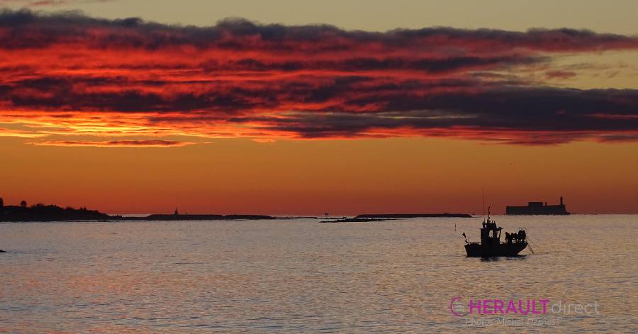 Grau d'Agde - Encore de belles couleurs au Grau d'Agde ce matin !