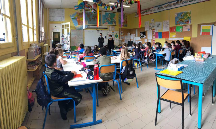 Bessan - Exercice concret de démocratie citoyenne à l'école élémentaire Victor Hugo