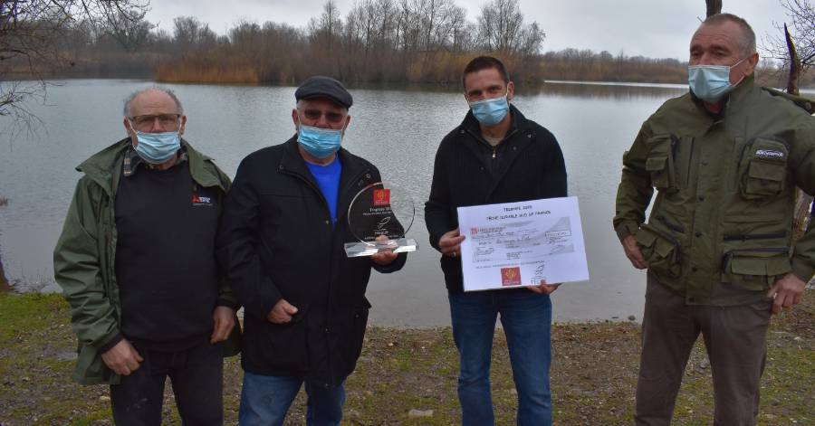 Hérault - Remise du trophée pêche durable 2020 à l'AAPPMA lauréate  Les Berges de l'Orb .