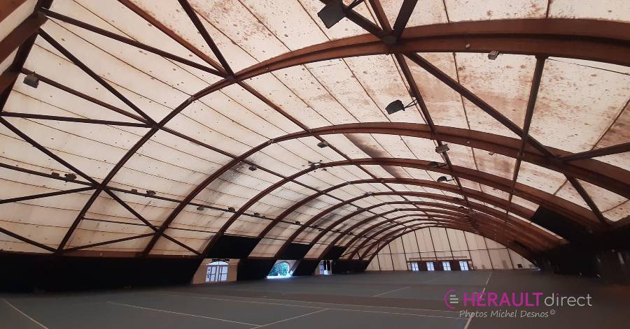 Cap d'Agde - La structure couverte du centre international de tennis va être détruite.