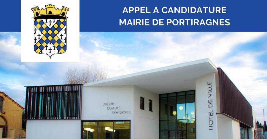 Portiragnes - La ville recrute, des agents pour la saison estivale 2021.
