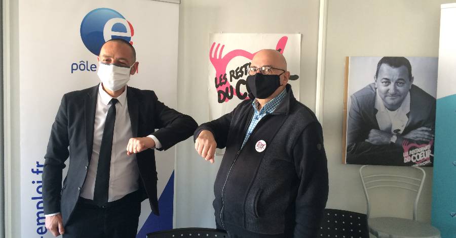 Hérault - Signature de la nouvelle convention entre les Restos du Cœur et Pôle emploi Hérault