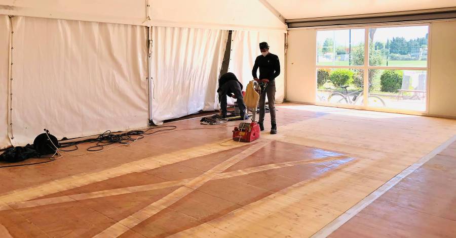 Agde - Réfection du Barnum du stade Millet à Agde