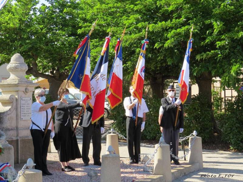 Bessan - Les anciens combattants et associations patriotiques ont été à l'honneur lors du 8-Mai