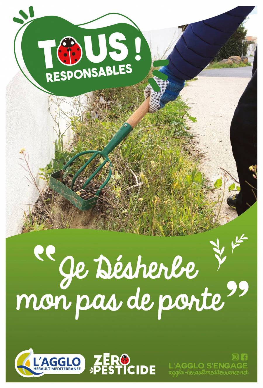 Vias - Le printemps est installé, les herbes folles et mauvaises herbes aussi