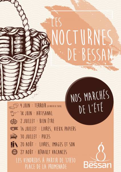Bessan - Des nocturnes régulières sur la Promenade pour égayer la saison estivale : première ce soir !