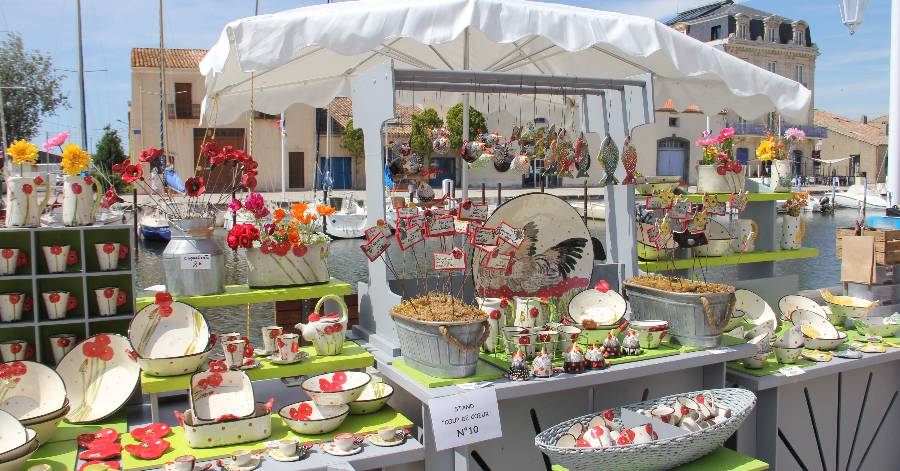 Marseillan - Marché des Potiers : Marseillan accueille son 6ème marché de potiers.