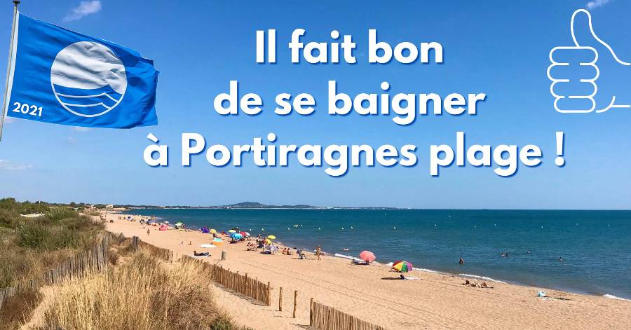 Portiragnes - Il fait bon de se baigner à Portiragnes plage !