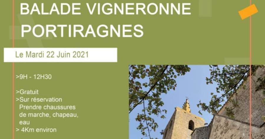 Portiragnes - Une balade vigneronne : mardi 22 juin 2021