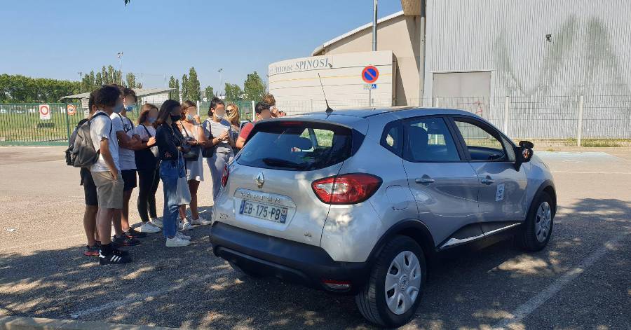 Hérault - Conduire une voiture au collège, c'est faisable mais accompagnés par des pros de la prévention routière