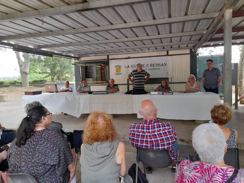 Bessan - Assemblée générale en plein air pour la Guilde toujours au chevet du patrimoine