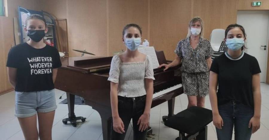 Portiragnes - Ecole de musique municipale : 3 élèves ont réussi l'examen d'entrée en cycle 2 de piano.