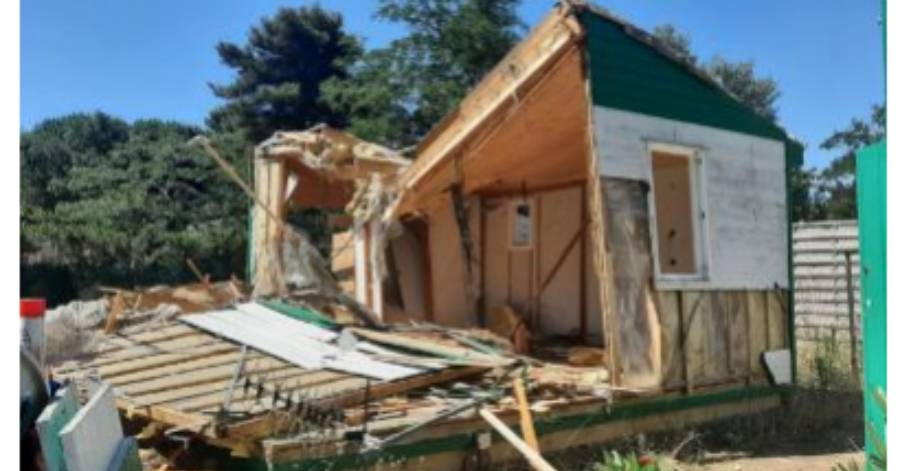 Vias - Enlèvement d'office d'une construction illégale à Vias