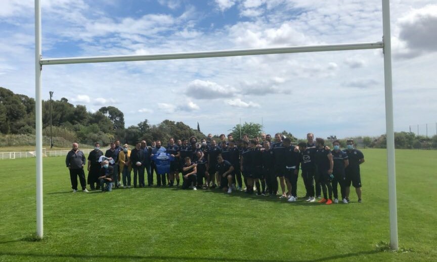 Bessan - Le Stade Bessanais rugby a amicalement accueilli l'équipe de Top 14 d'Agen