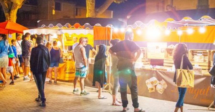 Vias - Marché artisanal nocturne : tous les mardis de 18h00 à 00h00, en cœur de ville