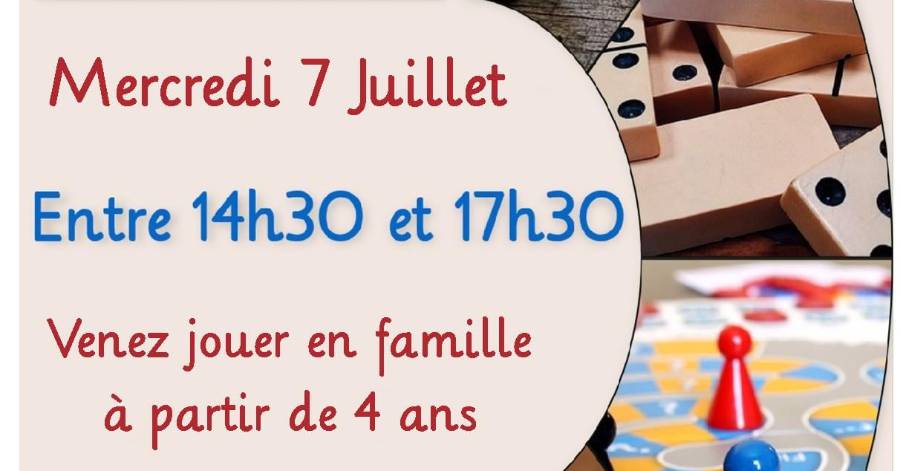 Portiragnes - La médiathèque vous propose un Atelier Ludothèque