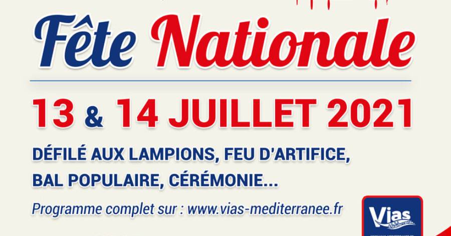 Vias - Le programme complet des festivités de la Fête Nationale