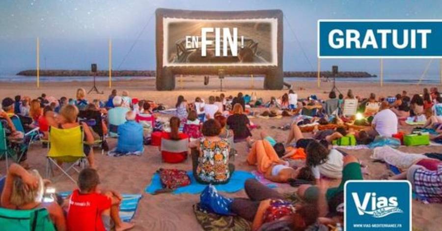 Vias - Le Ciné Plage est de retour à Farinette