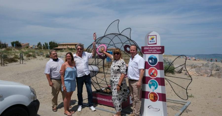 Marseillan - Avec les poissons gloutons, cet été objectif : zéro plastique sur les plages !