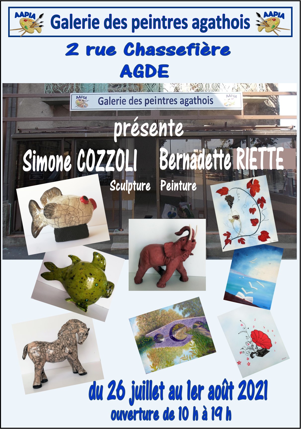 Agde - Les expositions reprennent à la galerie des peintres agathois
