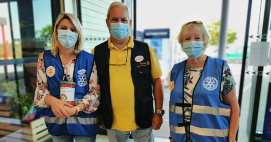 Cap d'Agde - Rotary-Club - Une belle collecte en faveur de la recherche contre le cancer !