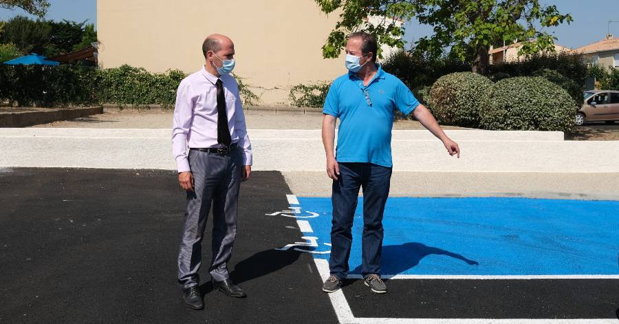 Marseillan - Visite de fin de chantier « Impasse des Belles »