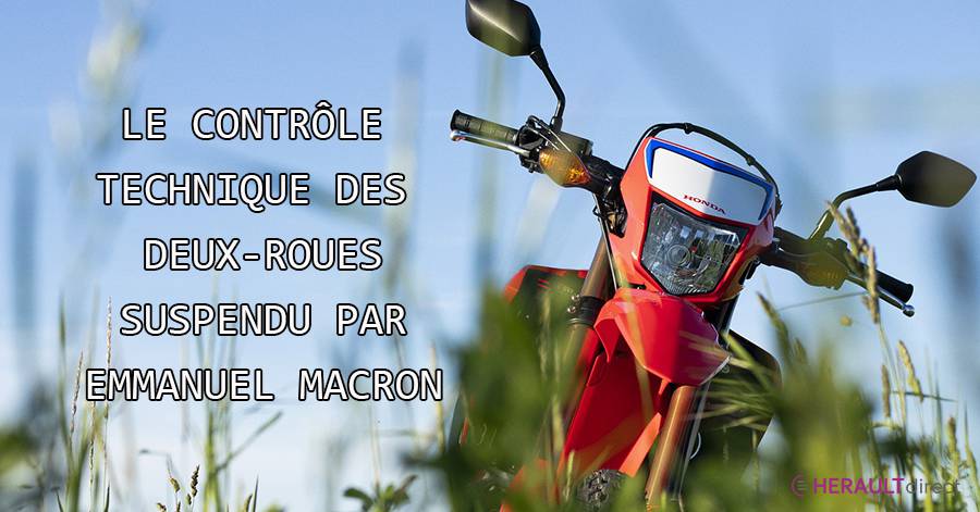 France - Le contrôle technique pour les deux roues est suspendu !
