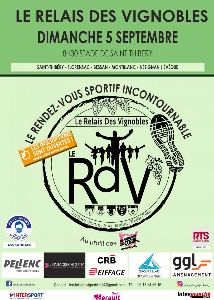 Saint-Thibéry - Le relais des Vignobles : un événement inédit pour tous !