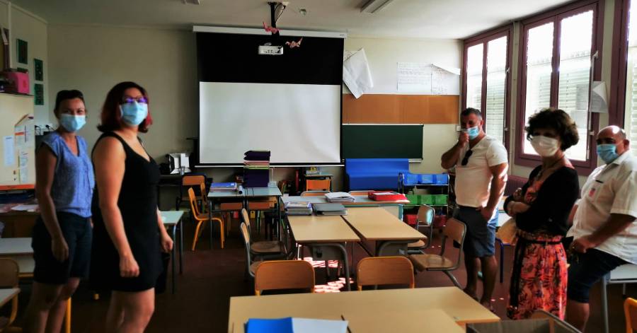 Pézenas - Les écoles de Pézenas font peau neuve : fin des chantiers d'été, prêts pour la rentrée !