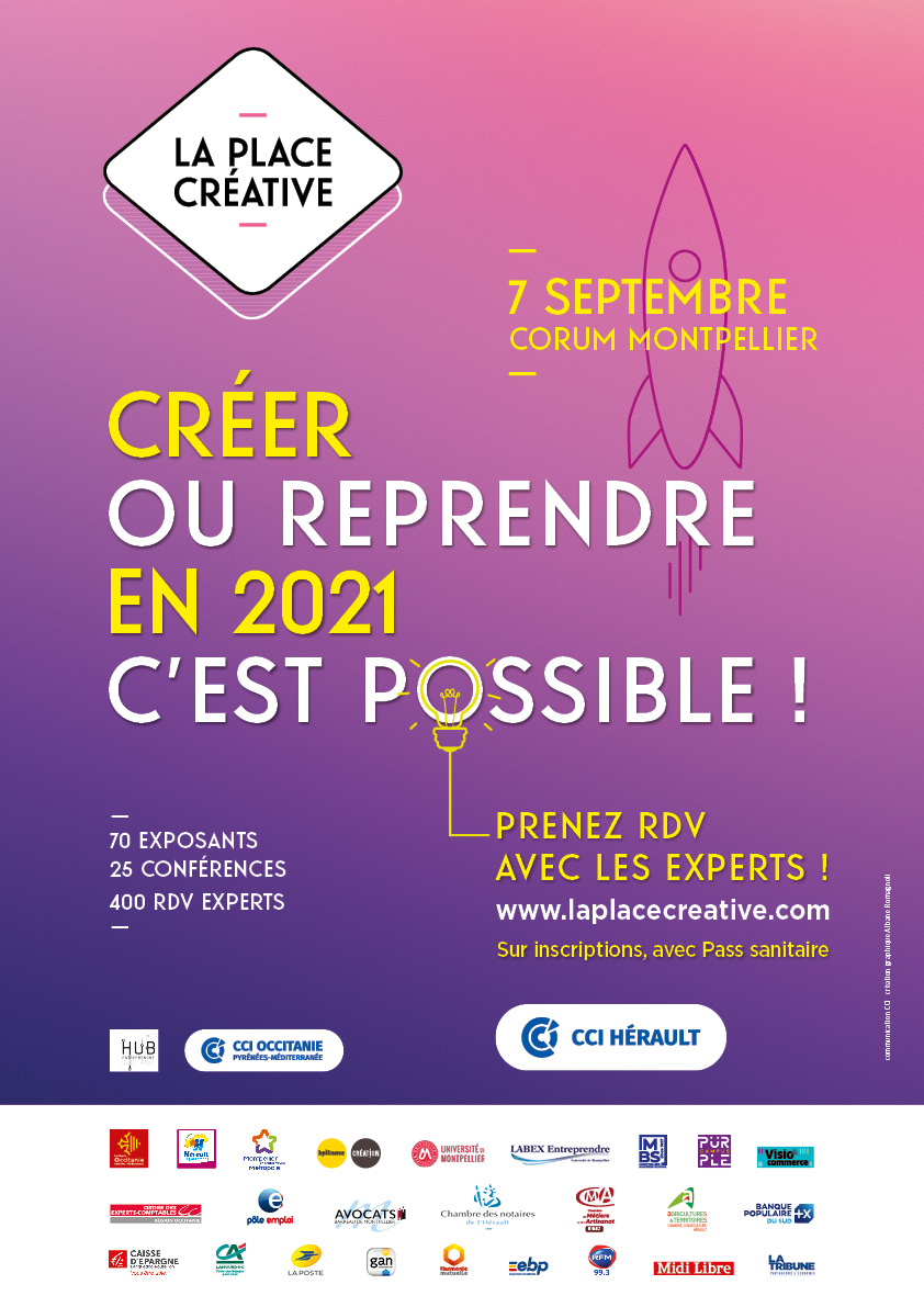Hérault - Le salon de la création d'entreprise, La Place Créative, revient en présentiel mardi 7 septembre