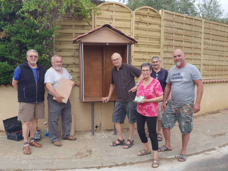 Bessan - Une première bibliothèque de rue au quartier du Puech-Méjà