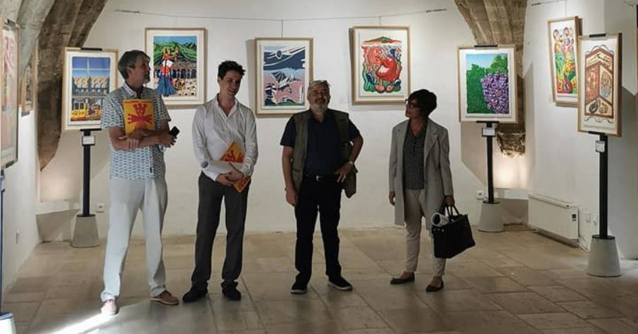Pézenas - Vernissage de l'exposition  Notre Occitanie  à l'Hôtel Flottes de Sébasan